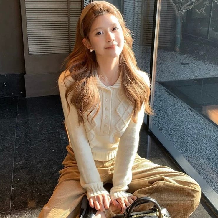 ニットプルオーバー オフィス 春 | Alvia | 詳細画像3 