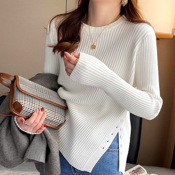 ニットプルオーバー オフィス 春 | Alvia | 詳細画像1 