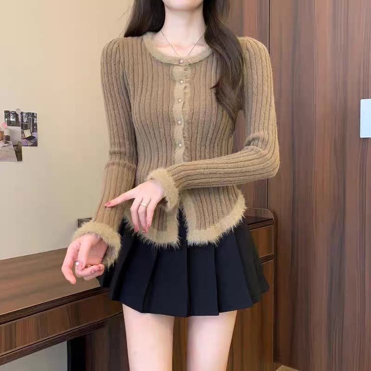 ニットカーディガン 春 韓国 | Alvia | 詳細画像19 