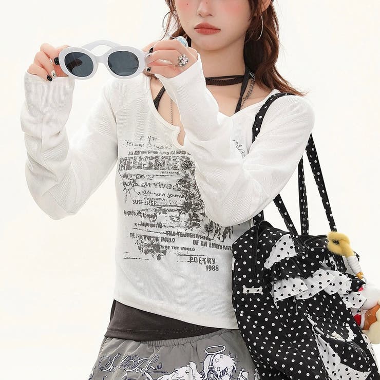 レイヤード風トップス オフィス サイズ | Alvia | 詳細画像7 