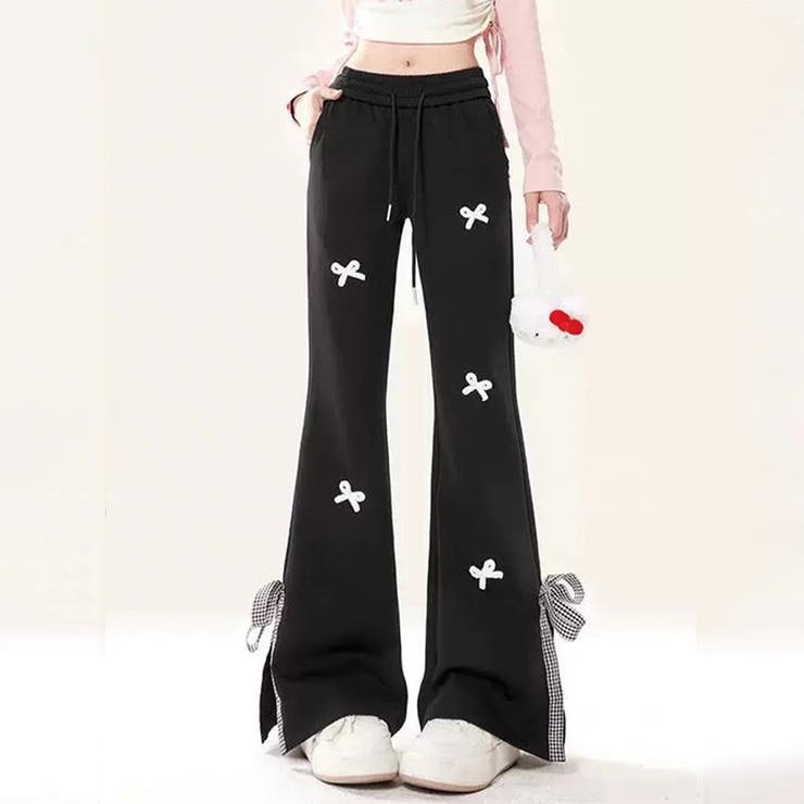 リボンスウェットパンツ | Alvia | 詳細画像5 