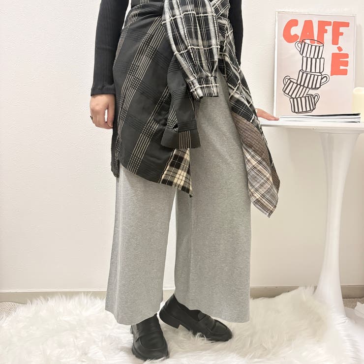 スウェットワイドパンツ | Alvia | 詳細画像1 