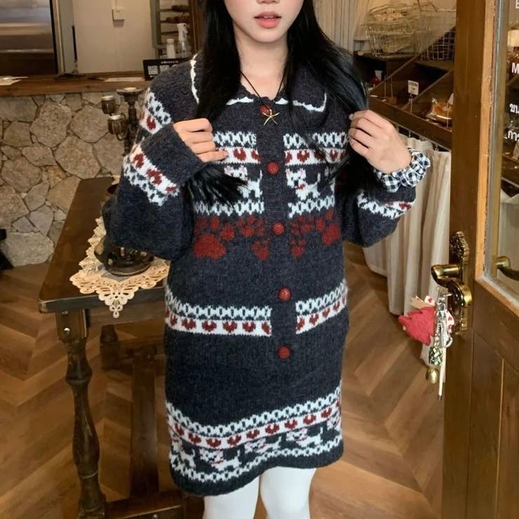 ２点セットニットカーディガン+スカート | Alvia | 詳細画像11 