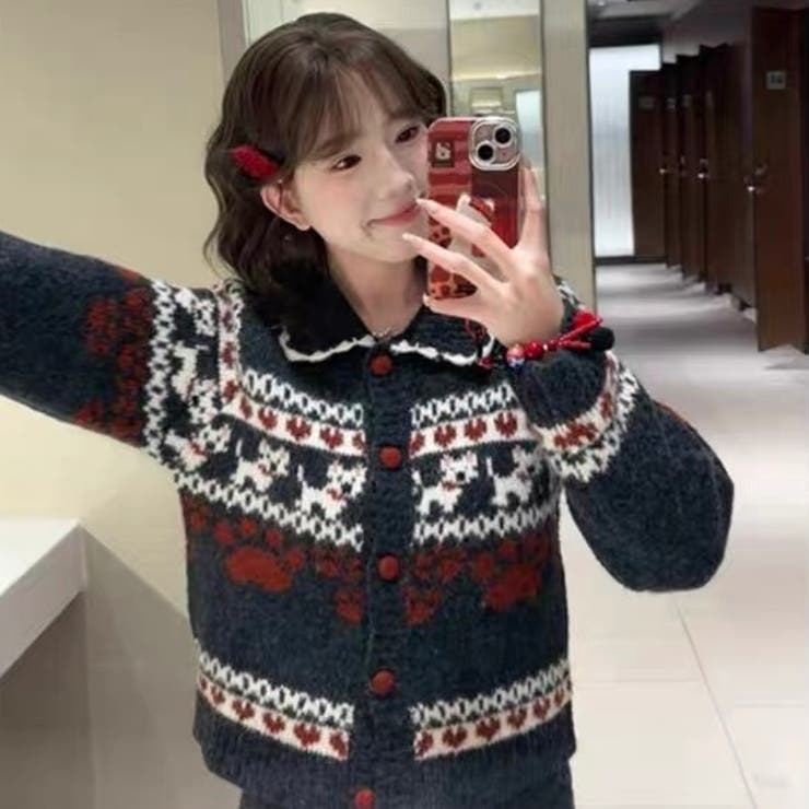 ２点セットニットカーディガン+スカート | Alvia | 詳細画像12 