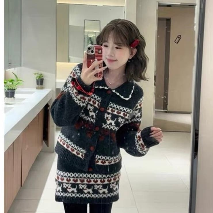 ２点セットニットカーディガン+スカート | Alvia | 詳細画像13 