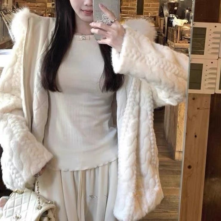 フードファーブルゾン | Alvia | 詳細画像4 