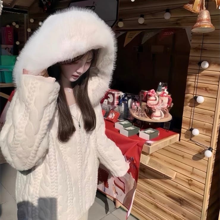 フードファーブルゾン | Alvia | 詳細画像1 