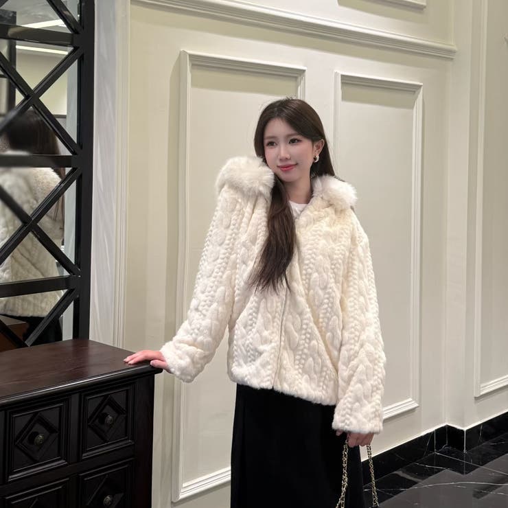 フードファーブルゾン | Alvia | 詳細画像5 