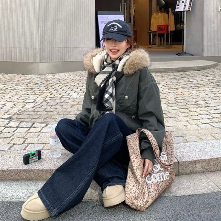 裏ファー付きブルゾン | Alvia | 詳細画像12 