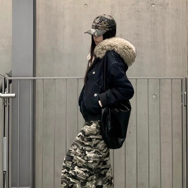 裏ファー付きブルゾン | Alvia | 詳細画像18 