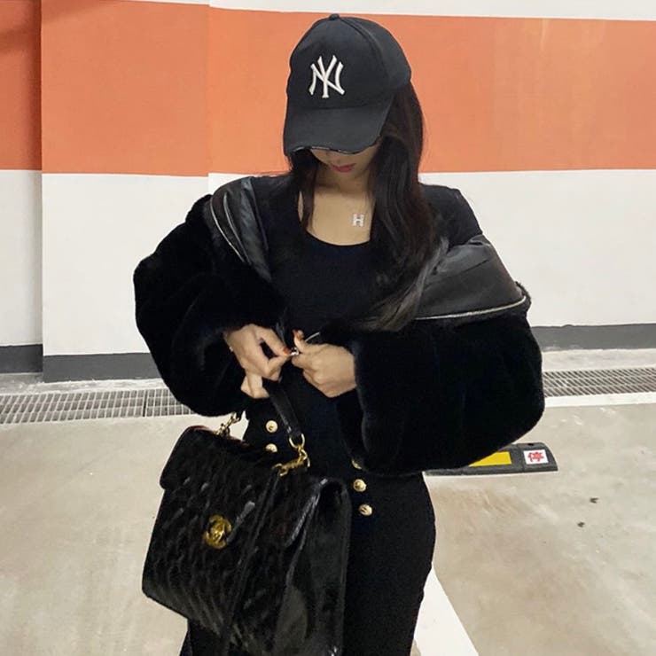 フード付きショートファーコート | Alvia | 詳細画像6 