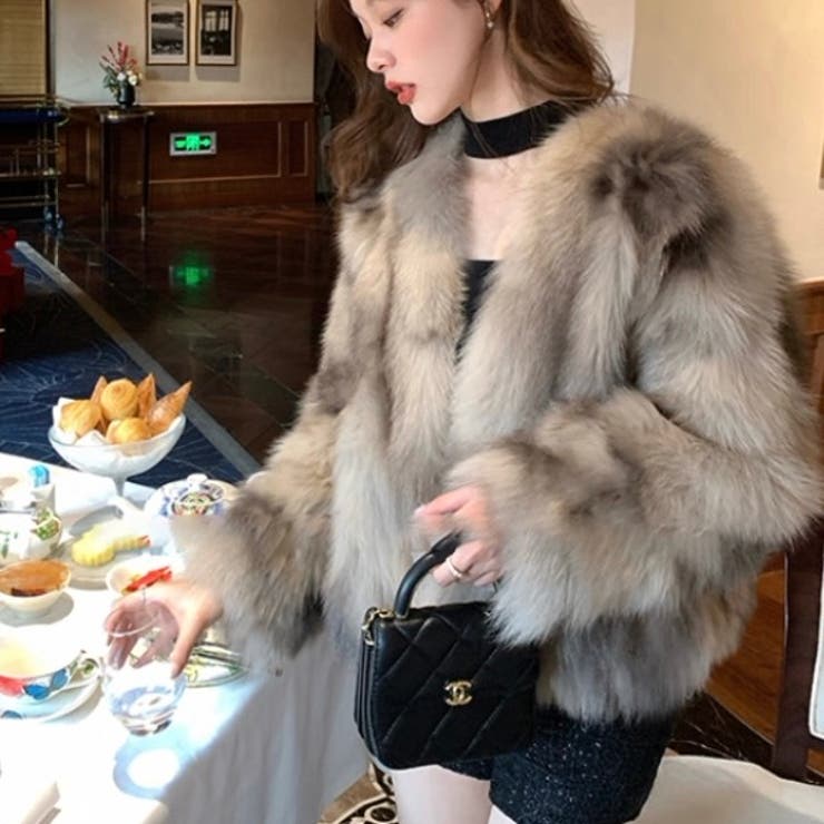 フェイクファーショートジャケット | Alvia | 詳細画像12 