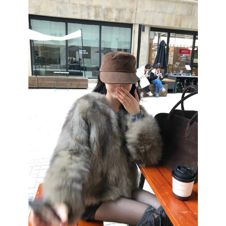 フェイクファーショートジャケット | Alvia | 詳細画像14 