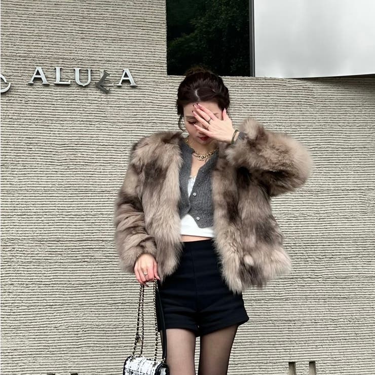 フェイクファーショートジャケット | Alvia | 詳細画像16 