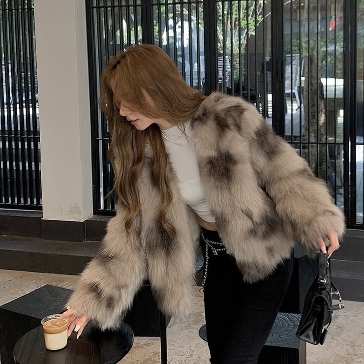 フェイクファーショートジャケット | Alvia | 詳細画像5 