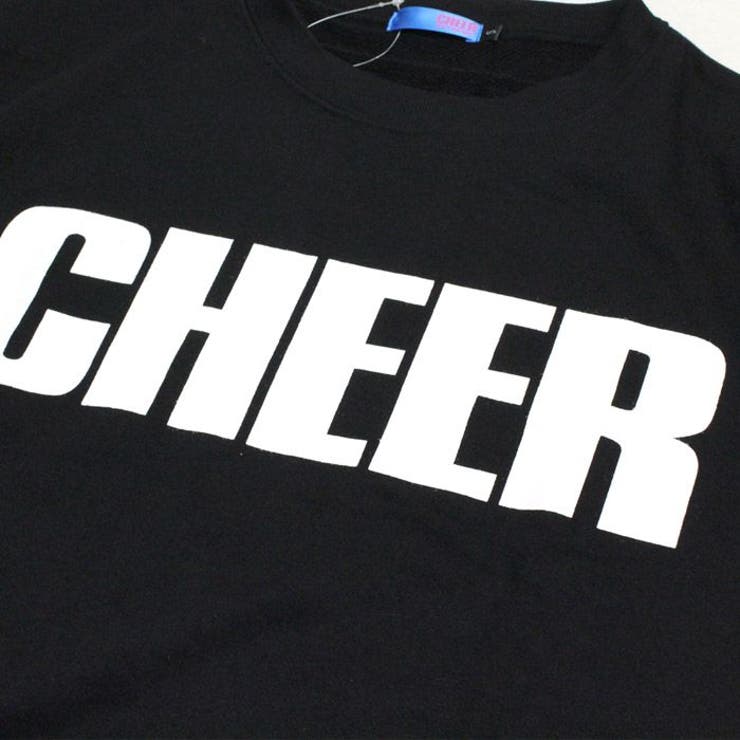 トレーナービッグシルエット【CHEER】[チアー]ネオンカラースウェットBIGトレーナー【ダンス衣装ヒップホップビッグサイズチアレディースキッズジュニアロゴフィットネスヨガジャズ原宿韓国ファッション子供服おしゃれかわいい】