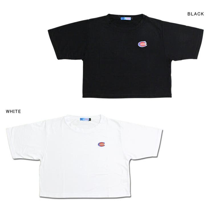 ショートTシャツ【CHEER】[チアー]ワンポイントワッペンロゴショート丈TEE【ダンス衣装ヒップホップおしゃれかわいいプチプラへそ出しチアレディースキッズジュニアスポーツアスレジャーフィットネスヨガ】【ショート丈T】