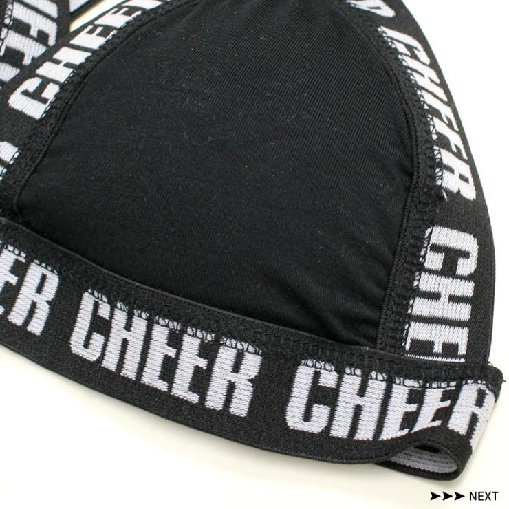 チアスポブラ【CHEER】[チアー]ロゴテープバッククロスブラトップカップ付き【ダンス衣装ヒップホップカップ付きインナーダンスふくやレッスン着おしゃれブラスポーツブラフィットネス中学生チア韓国子供服】
