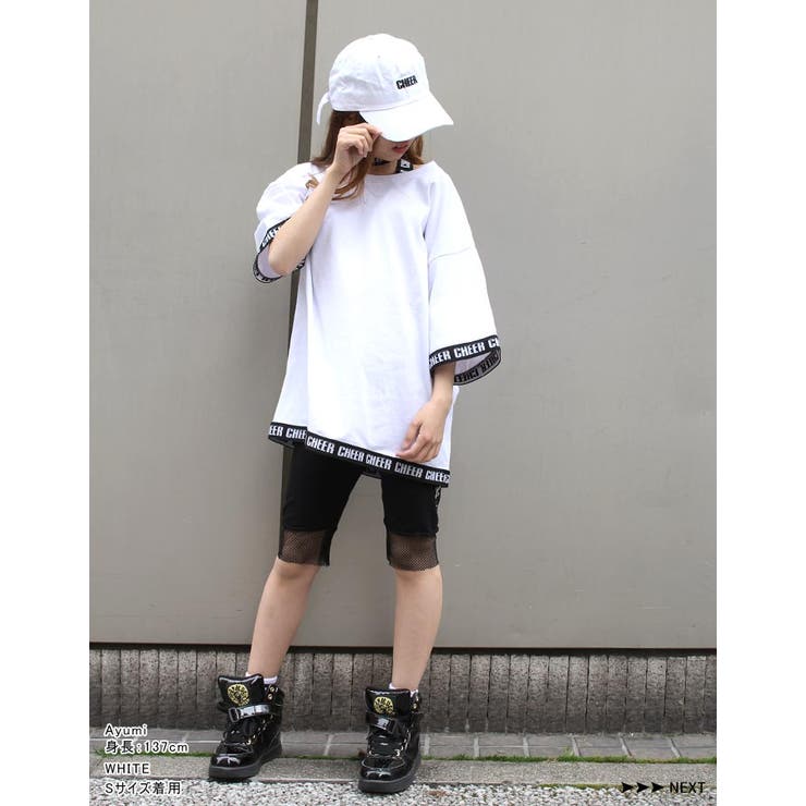 Tシャツ 大きめ ジャガードゴム[品番：CROW0000329]｜CHEER