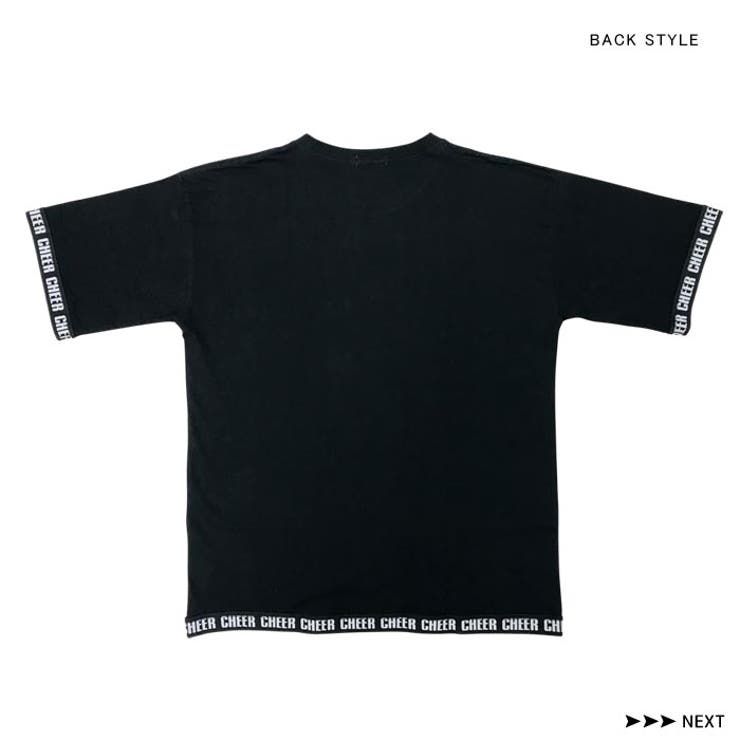 Tシャツ大きめ【CHEER】[チアー]ジャガードゴムシンプル超BIGTEE【ダンス衣装ヒップホップビッグサイズゆったりチアダンスふくやレッスン着ロゴレディースキッズジュニア韓国子供服おしゃれかわいい】【ビッグT】