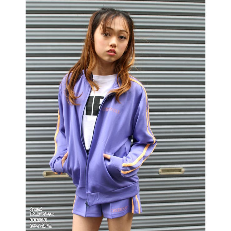ジャージ トップス サイド[品番：CROW0000090]｜CHEER【WOMEN