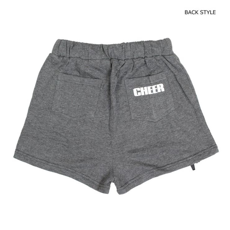 ちあぱんライン【CHEER】[チアー]サイドファスナーデザインスウェットショートパンツ【チアちあぱんキッズダンス衣装ヒップホップサイドラインレッスン着ジャズショーパン短パンおしゃれレディースジュニア韓国子供服】