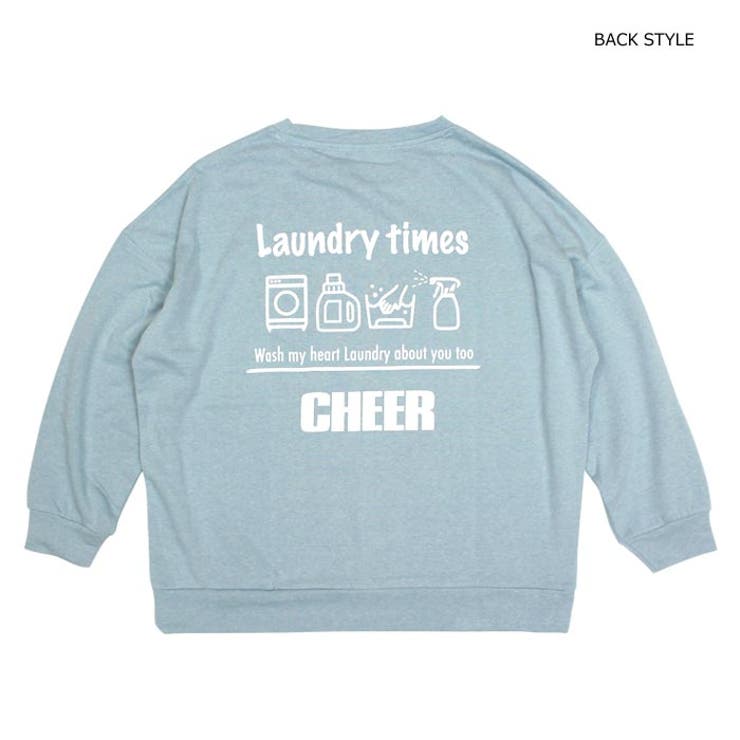 トレーナー大きめ【CHEER】[チアー]バックプリントスウェットビッグトレーナー裏毛【ダンス衣装ヒップホップビッグサイズBIGチアレディースキッズジュニアヨガジャズ原宿韓国ファッション子供服おしゃれかわいい】