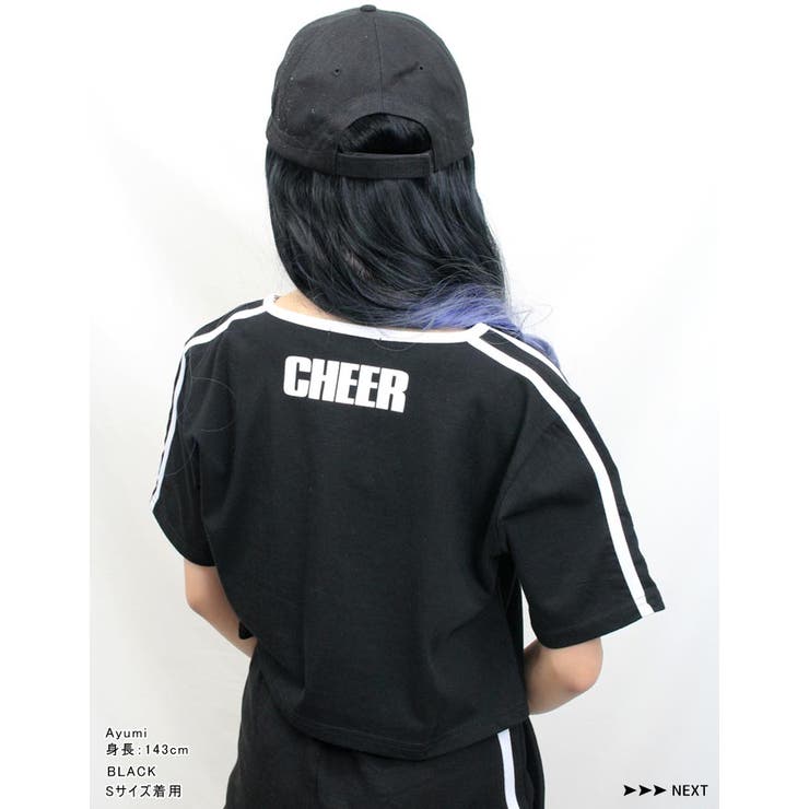 ショート丈 Tシャツ ショルダー[品番：CROW0000291]｜CHEER