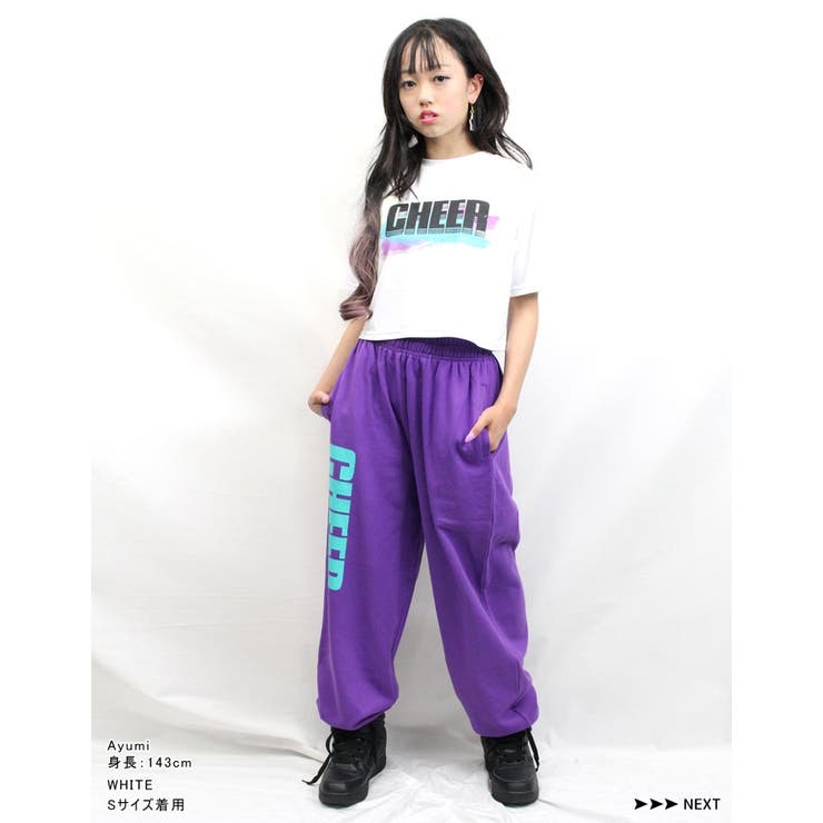 ジャクパ　チア　120〜130 セット　スウェット、Tシャツ付き ジャクパ チア ユニフォームセット 120 - メルカリ
