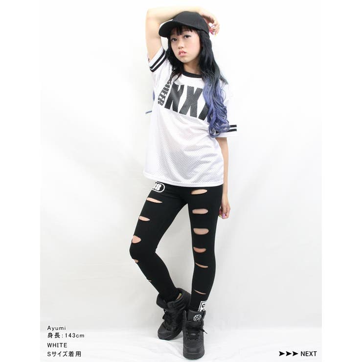 Tシャツ大きめ【CHEER】[チアー]スポーツメッシュナンバリングBIGTEE【ダンス衣装ヒップホップビッグシルエットゆったりチアレッスン着ロゴレディースキッズジュニア韓国子供服おしゃれかわいい】【ビッグT】