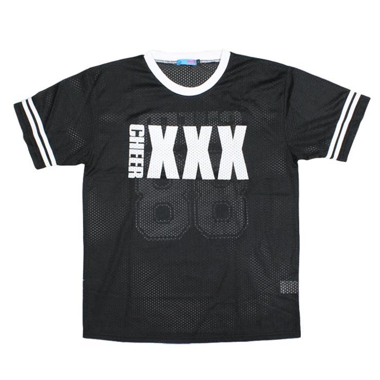 最大1000円クーポンTシャツ大きめ【CHEER】[チアー]スポーツメッシュナンバリングBIGTEE【ダンス衣装ヒップホップビッグシルエットゆったりチアレッスン着ロゴレディースキッズジュニア韓国子供服おしゃれかわいい】【ビッグT】
