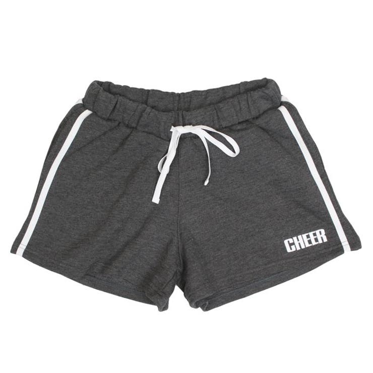 ちあぱんライン【CHEER】[チアー]サイドラインスウェットショートパンツ【チアキッズダンス衣装ヒップホップサイドラインレッスン着ジャズショーパン短パンおしゃれレディースジュニア韓国子供】【ライン入り】