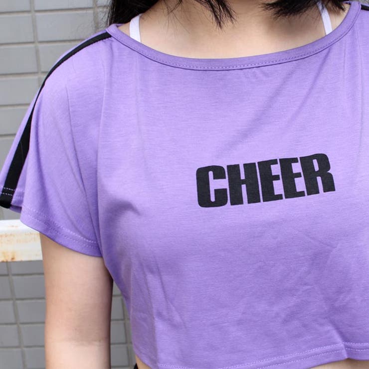 ショート丈 Tシャツ 【CHEER】[チアー][品番：CROW0000266]｜CHEER
