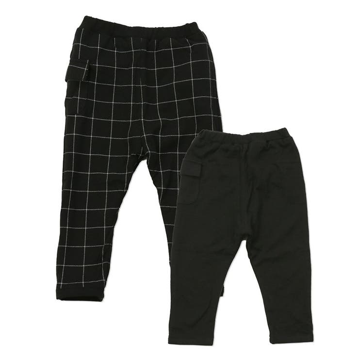 Cブラック×ウィンドウペン | アルトタスカル サルエルパンツ ズボン | chil2