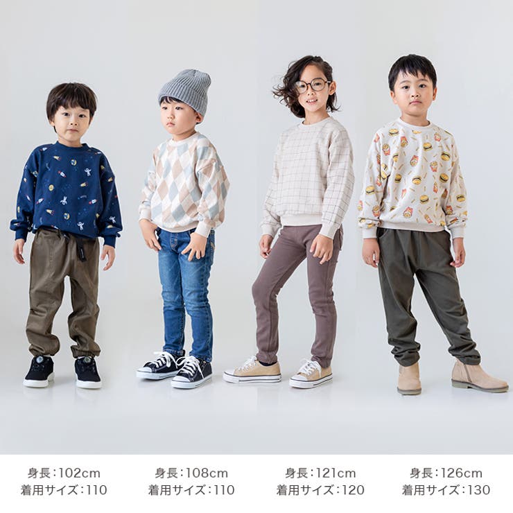 子供服 トレーナー 総柄[品番：HU000003543]｜chil2（チルツー