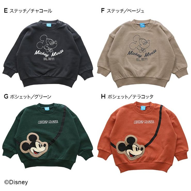 子供服 トレーナー ミッキーマウス[品番：HU000003561]｜chil2