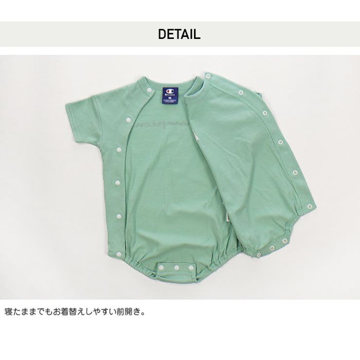 チャンピオン 半袖ロンパース ベビー服[品番：HU000003449]｜chil2