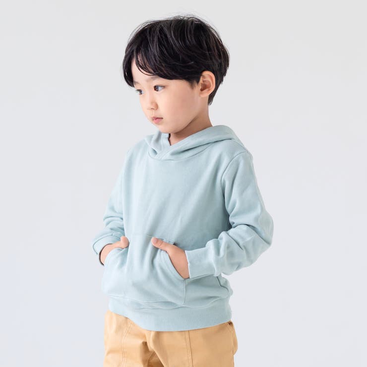 ミント | 子供服 パーカー 無地 | chil2