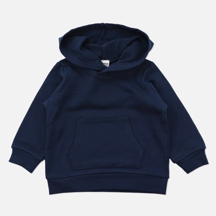ネイビー | 子供服 パーカー 無地 | chil2