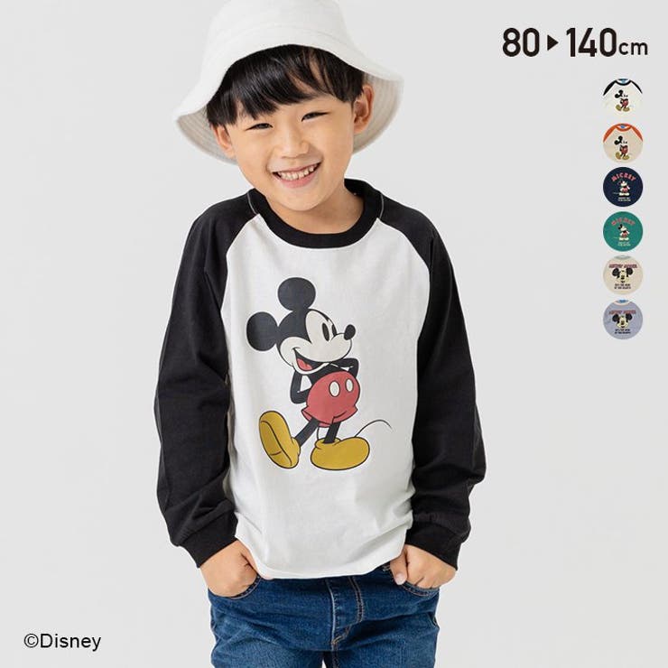 ミッキーマウス 長袖 Tシャツ[品番：HU000003712]｜chil2