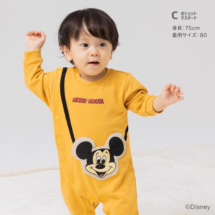 Bスタンディング/ミント】ミッキーマウス カバーオール ロンパース [品番：HU000003739]｜chil2（チルツー）のキッズファッション通販｜SHOPLIST（ショップリスト）