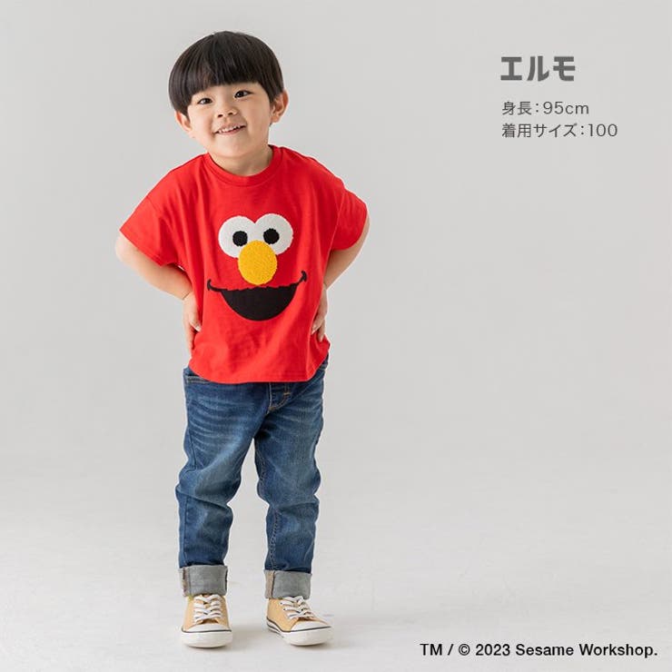 子供服 セサミストリート 半袖Tシャツ[品番：HU000003601]｜chil2
