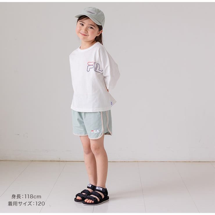 FILA（フィラ）】セットアップスーツ（半袖トップス＋ハーフ