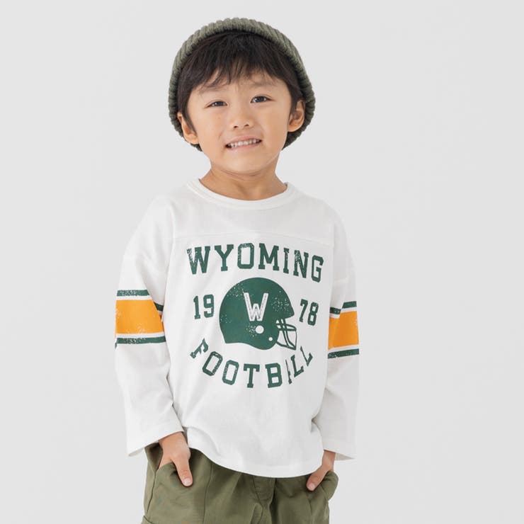 Eホワイト | キッズ Tシャツ 長袖 | chil2