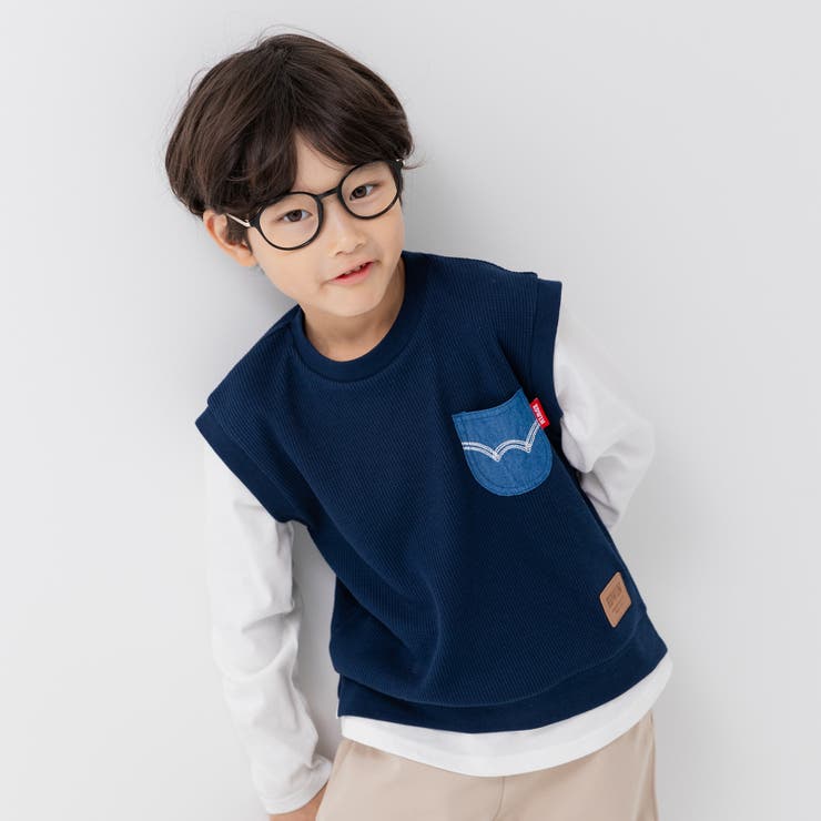 ネイビー | キッズ エドウィン 長袖 | chil2