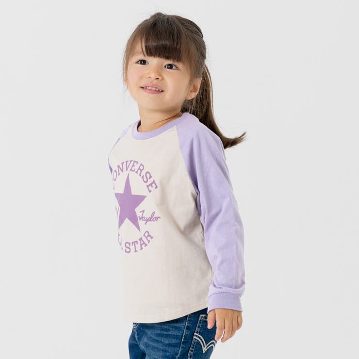 Fラグラン/ラベンダー | コンバース 長袖 Tシャツ | chil2