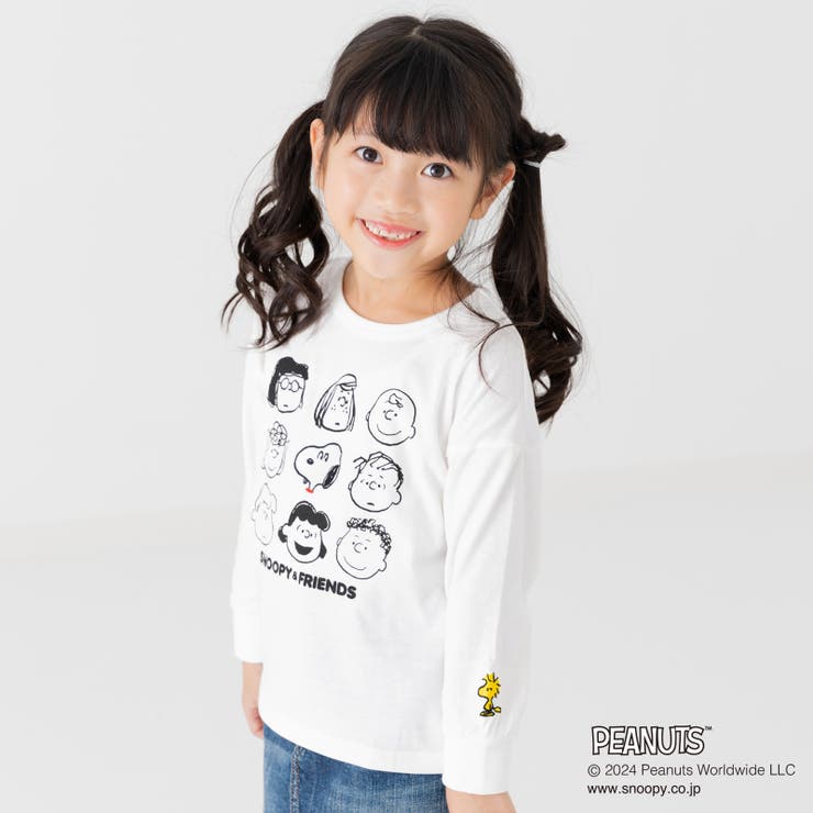 Aセットイン/ホワイト | キッズ ピーナッツ スヌーピー | chil2