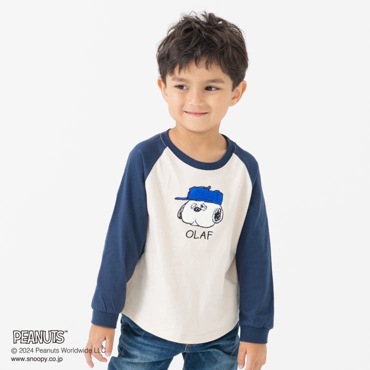 Eラグラン/ネイビー | キッズ ピーナッツ スヌーピー | chil2