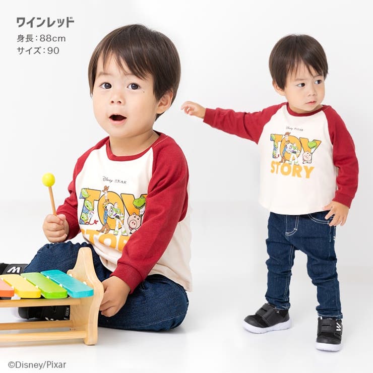 ヴィンテージ 古着　キッズ トイ・ストーリー Tシャツ 赤 ヴィンテージ 古着 キッズ トイ・ストーリー Tシャツ 赤