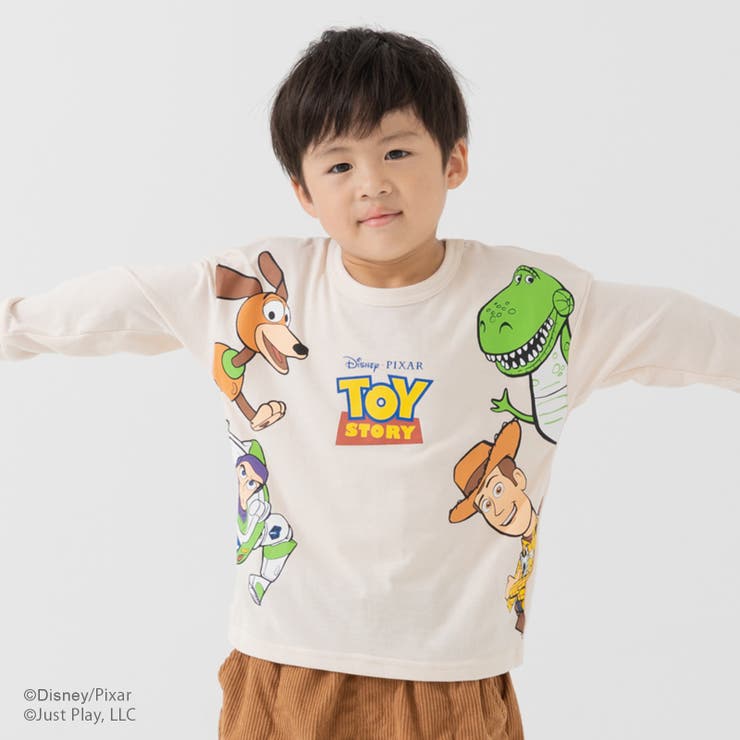 古着　トイストーリー　ロングTシャツ トイ・ストーリー Tシャツ TOY STORY フォトプリント ワイド